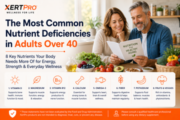 The Most Common Nutrient Deficiencies in Adults Over 40